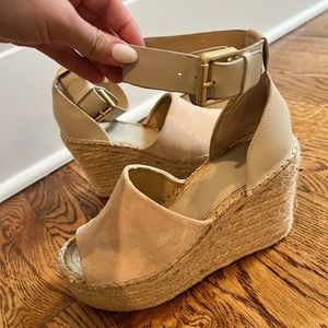 Marc Fisher Adalyn wedges, size 7.5